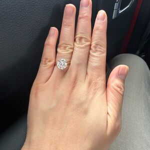 14KY Yellow gold 3.56ct diamond ring 💎💎💎